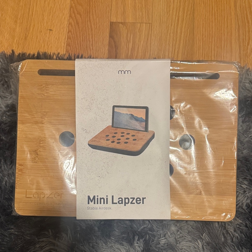 Mini Lapzer Bamboo Laptop Desk